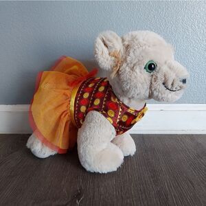 Build A Bear Workshop The Lion King 16" Young Nala Plush w/ Dress Stuffed Animal